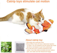 Tocirelo Cat Toys Flopping Fish with Catnip - Clownfish - image 2