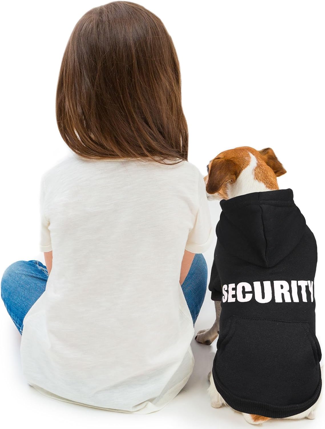 Dog Sweaters for Large Dogs Security Dog Hoodie Soft Brushed Fleece - Small - image 2