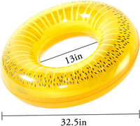 FindUWill Pool Floats Kids, Pool Swim Tubes Rings - 02-Grapefruit, Passion fruit, Kiwi fruit, Watermelon (Upgraded Version) - image 2