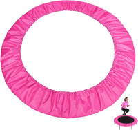 EUPXRHY mini trampoline spring cover pad with 3 layers fitted on a small indoor trampoline