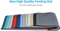AUDWUD Waterproof Silicone Pet Feeding Mats - Apricot / 28" x 18" - image 4