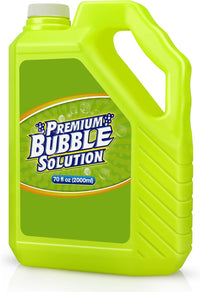Bubble Solution Refill - 70 OZ Non-Toxic Pre-Mix Refill for Bubble Machine – Fun for Kids & Family - Green-70 Ounce