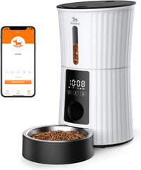 Timed Automatic Cat Feeder - White / WIFI