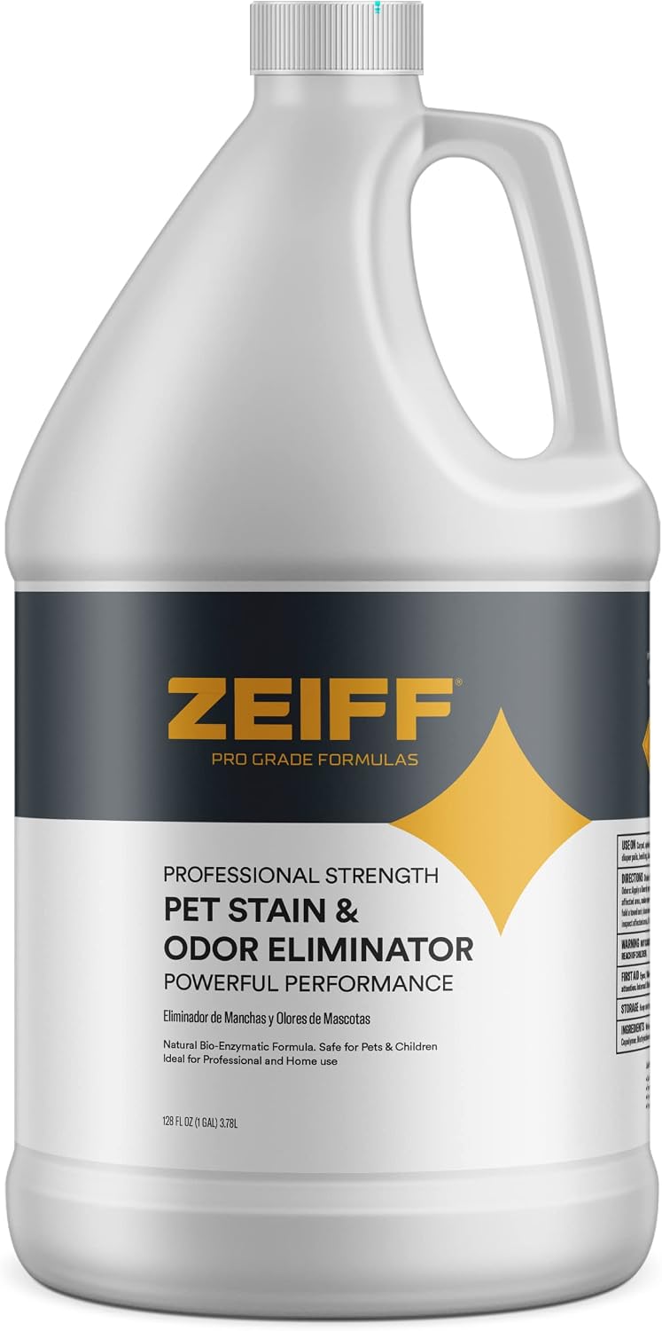 Zeiff Pet Stain and Odor Remover - Pet Stain & Odor Eliminator / 128 Fl Oz (Pack of 1)