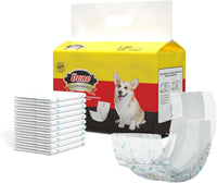 Dono Disposable Male Dog Diapers with Wetness Indicator - S 12count