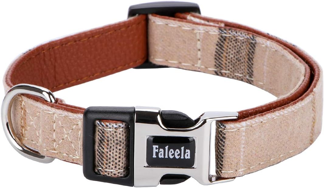 Faleela Soft &Comfy Bowtie Dog Collar - Medium (Pack of 1) / Brown - image 4