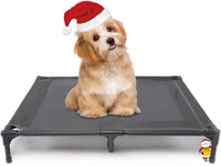 Elevated Dog Bed for Large Dogs 120lb - M (30"Lx 23"Wx6.3"H) / Grey