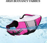 Dog Life Jacket, Small Float Vest for Swimming Boating Kayaking - Small / Pink - image 3