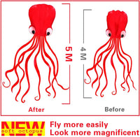 Hengda Kite Soft Octopus Kite Series - 1 / All Red - image 2