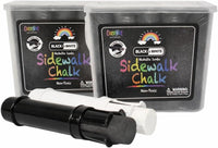 CocoNut Outdoor jumbo sidewalk chalk bucket with 40 thick chalk sticks in 7 colors - view 7