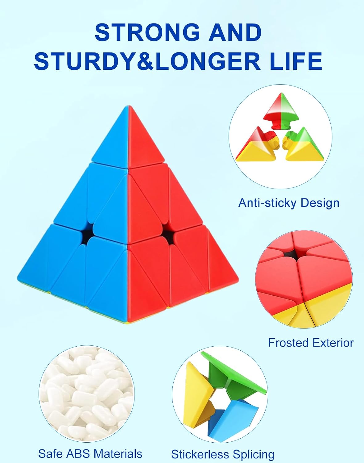 CFMOUR stickerless 2x2 and 3x3 speed cube set in gift box - view 13