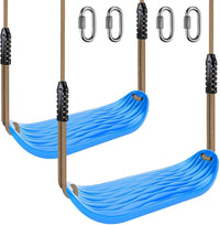 SELEWARE Heavy Duty Swing Seat Replacement, Kids & Adults - Blue, 2 Pack