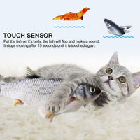 Tocirelo Cat Toys Flopping Fish with Catnip - Crusion+Redfish - image 2