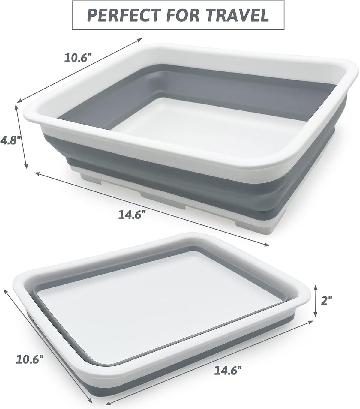 Fhiny Open Cat Litter Box - Grey-S / 1PCS - image 2