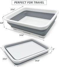 Fhiny 2PCS Open Cat Litter Box, Kitten Potty Pan Semi-Enclosed Foldable Waterproof Travel Toilet Low Entrance for Indoor Cats Small Pet Kitty Rabbit Supplies Easy to Clean and Assemble