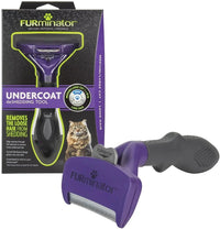 FURminator Medium to Large Cat deShedding Tool for Short Hair – Essentials for Cats - Large / long hair