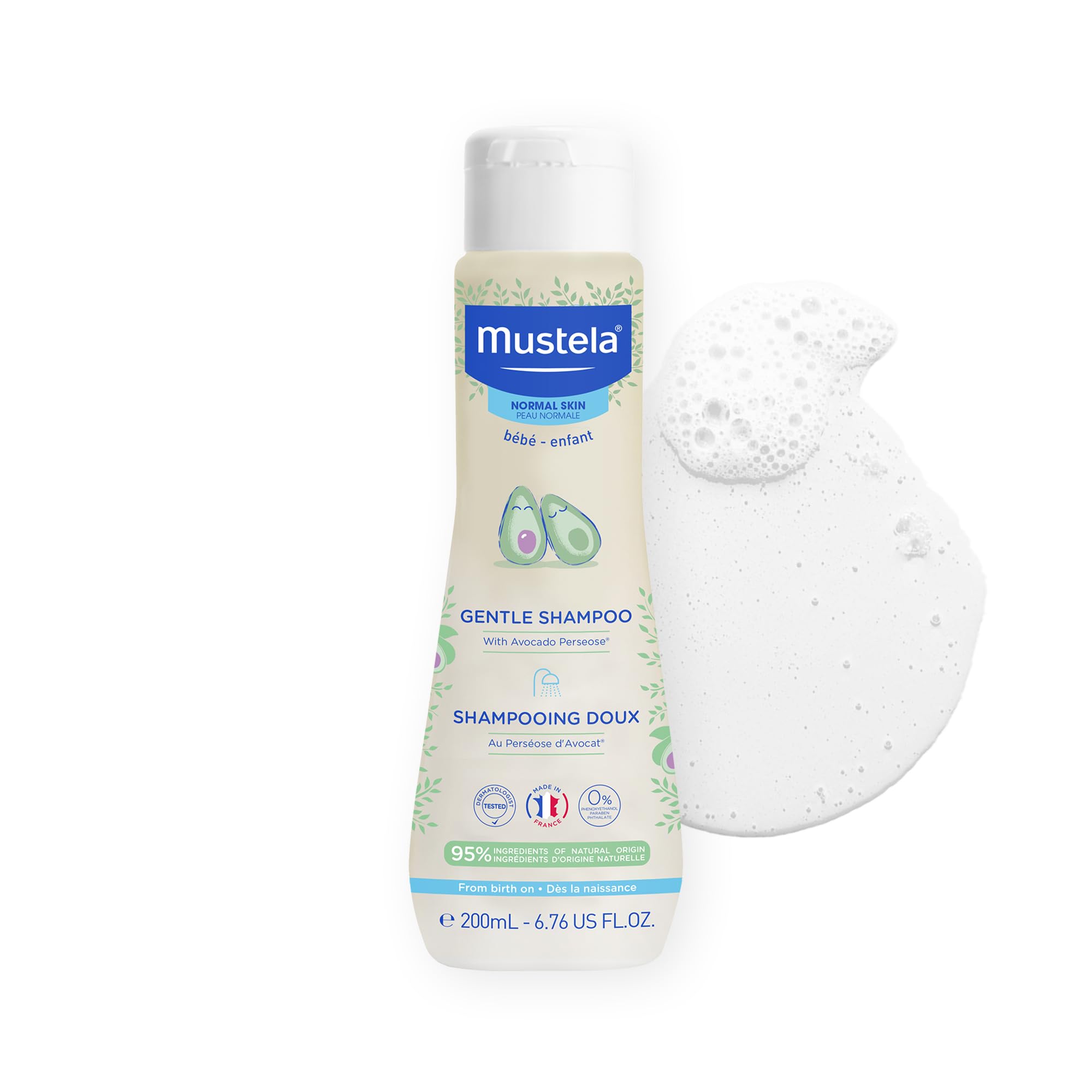 Mustela Gentle Baby Shampoo - Eye-Friendly Formula | 500 ml