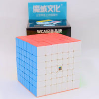 MoYu Meilong 9x9 stickerless speed cube, 74 mm puzzle with bright colored faces - view 6