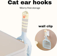 Cat Litter Scoop, Kitty Litter Scoop, Cat and Dog Poop Collector - Blue - image 4