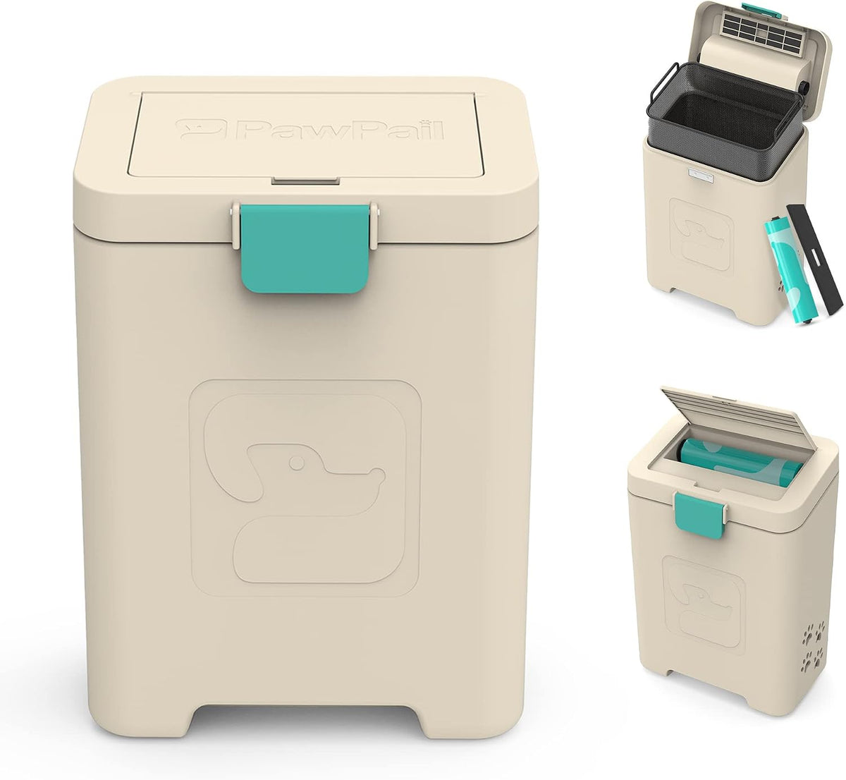 PawPail Pet Waste Station with Activated Carbon Filter and DualVent