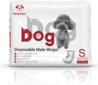 Male Dog Diapers Absorbent Belly Bands for Male Dogs S – Essentials for Dogs - Small (Pack of 52) - image 2