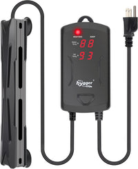 hygger 40-75 Gallon Aquarium Heater with LED Display Controller - 200W
