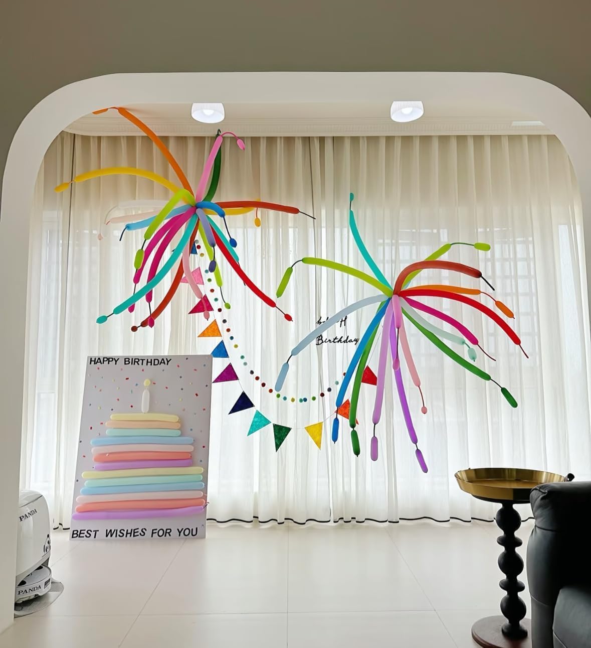 260 Balloons - Clear Long Balloons for Tying Balloon Arch & Balloon Ties – Fun for Kids & Family - Pearl Red - image 2