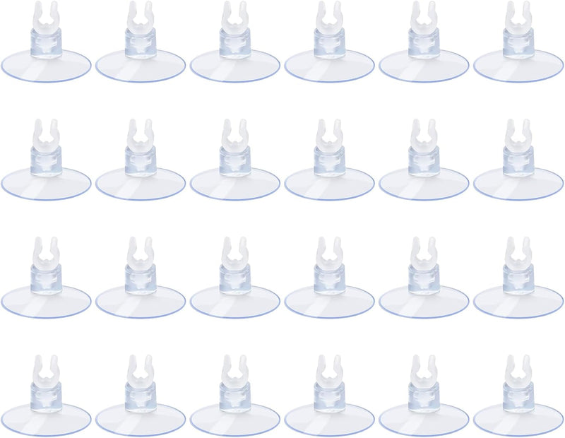 AQUANEAT Aquarium Suction Cups, for Fish Tank Airline Tubing - Clear