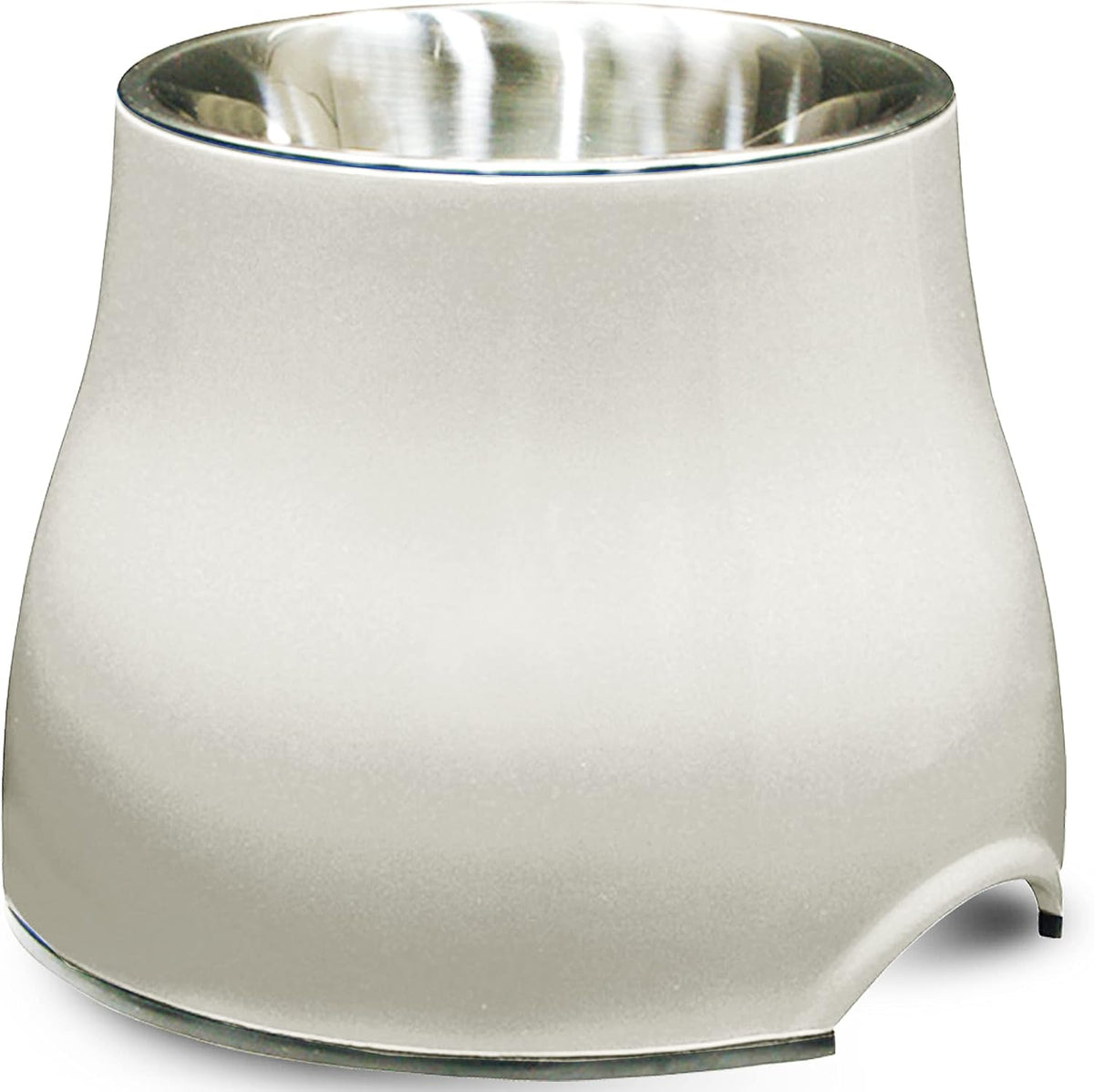 Dogit Elevated Dog Bowl for Large Dogs, White – Essentials for Dogs - Large / Off White