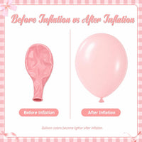 Pink Balloon Arch Kit, 145Pcs Baby Shower Birthday Decor – Fun for Kids & Family - Pink White - image 4