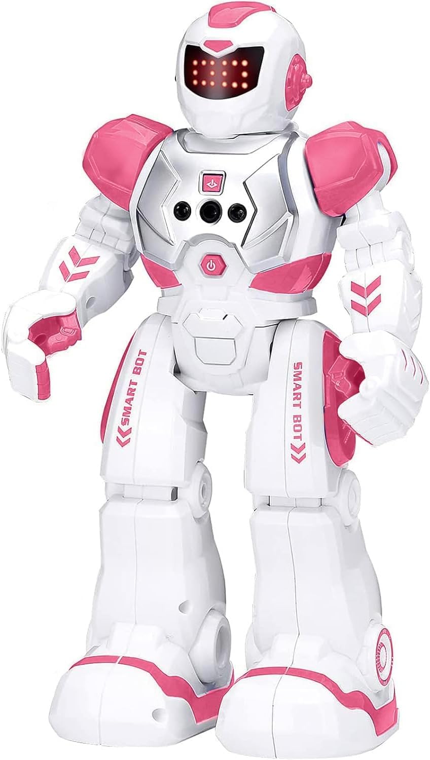 KingsDragon Robots Toy for Kids - Pink