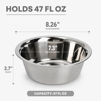 4-Pack Stainless Steel Dog and Cat Bowl - image 2