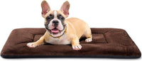 Dog Crate Pad, Washable Cozy Dog Bed Mat for Medium Dogs 36"x23" - 30.0"L x 20.0"W x 1.5"Th / Brown