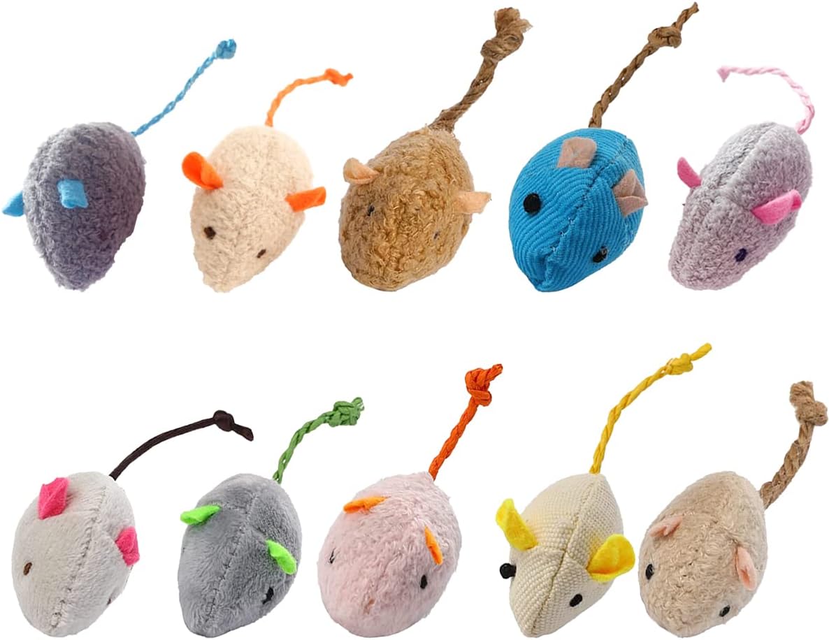 Catnip Toy, Cats Mouse Plush Cat Toys - image 2