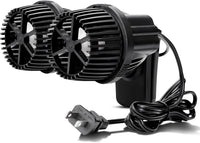 hygger 2100GPH Double Head Aquarium Wave Maker - 4200GPH 12W, for 110~240Gal