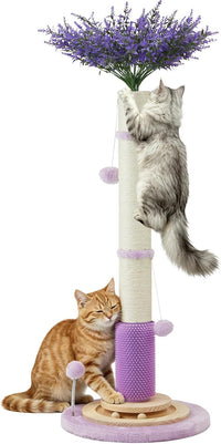 40'' Tall Sisal Cat Scratching Post - pruple-45inch