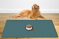 XXXXL Largest Pet Food Mat - Dark Green / 48"L x 32"W