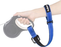 PetBonus Dog Leash Wrist Strap with Lockable Clip for Dog Retractable - Blue / 1 Pack