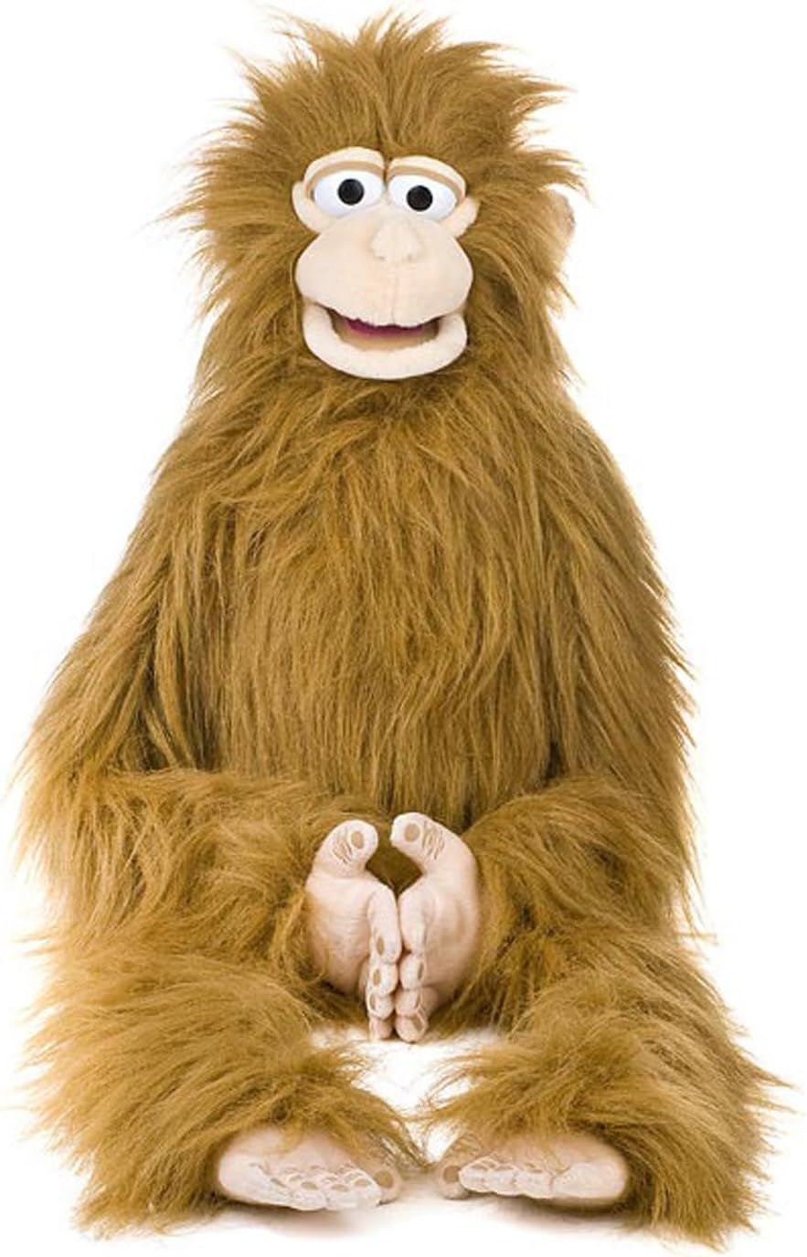 Silly Puppets 38 inch Silly Monkey wrap-around ventriloquist style puppet with arm control rod