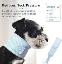 Cat Neck Brace Cover - Breathable & Adjustable Elizabethan Collar for Post-Surgery Recovery Anti-Scratch Anti-Lick Protection, Cervical Cone for Small Medium Large Dogs Puppies Kittens (XX-Large,Pink)