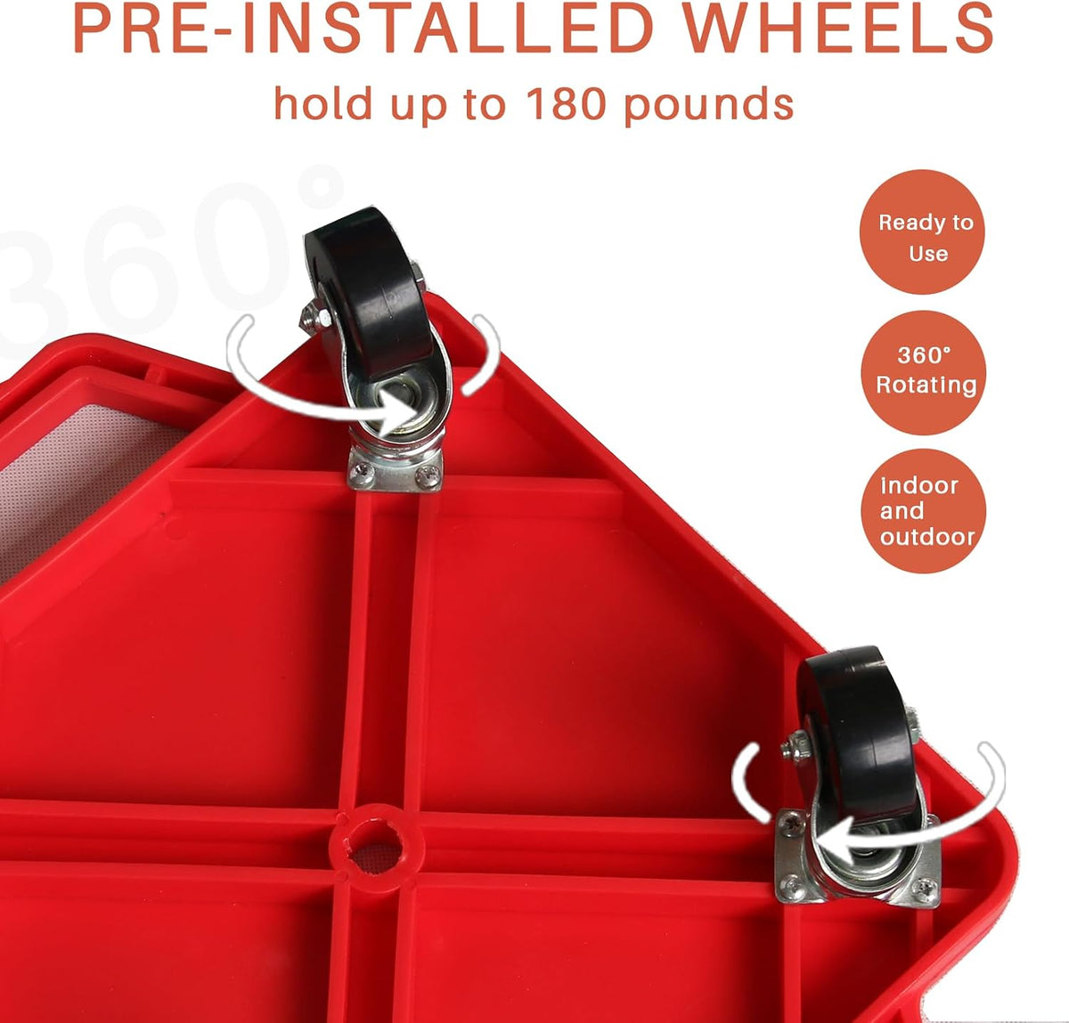 Romrex 2 pack floor scooter boards with handles, ring and beanbags - view 11
