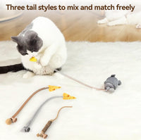 Migipaws Interactive MigiMouse Cat Toy 360° Rolling & Spin with Mesh - refill pack - image 3