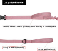 Tactical Dog Leash with Quick-Release Metal Clasp - 6 FT / Pink - image 4