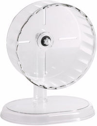 Silent Hamster Wheel – 7 Inch Syrian Hamster Running Wheel, Anti-Skid & Height Adjustable, Easy to Clean (7.1inch)