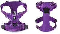 TRUE LOVE Adjustable No-Pull Dog Harness Reflective Pup Vest - XL / Purple - image 2