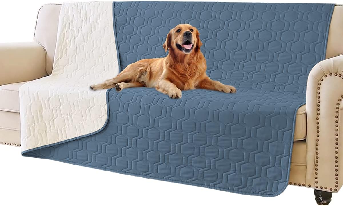Tcksstex Waterproof Blanket Couch Cover for Dogs Pet Bed Protector – Essentials for Dogs - Navy Blue / 68x82Inch (Pack of 1)