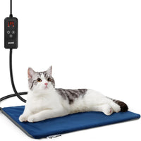 Pecute Pet Heating Pad with Chew Resistant Cord - Adjustable / 15.7"L x 11.8"W x 0.2"Th