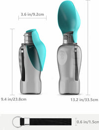 Kalimdor Dog Water Bottle - 27oz Blue - image 3