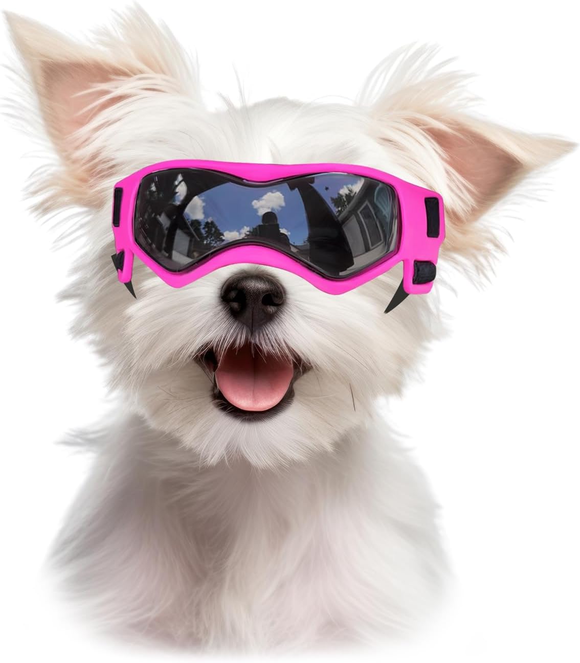 Dog Sunglasses for Extra Small Breed UV Protection Windproof XS Dog - Small / Pink