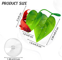 URATOT 4 Pack Betta Fish Leaf Pad Simulating The Natural Habitat - image 2